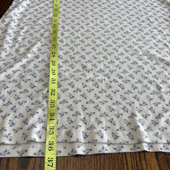 Ralph Lauren Floral Nightgown Ditzy Cottagecore Longsleeve Cotton Size XL - Picture 14 of 14